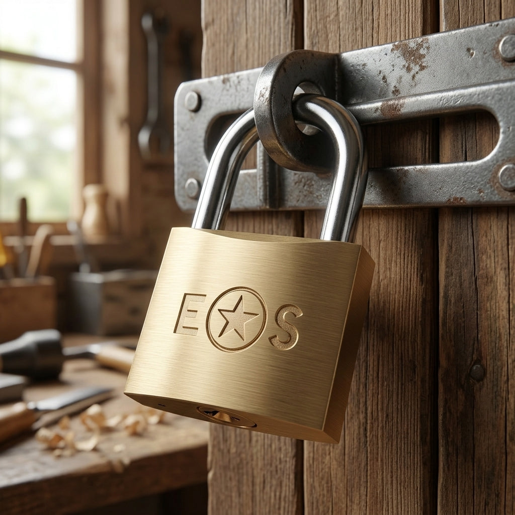 Standard Shackle Brass Padlock