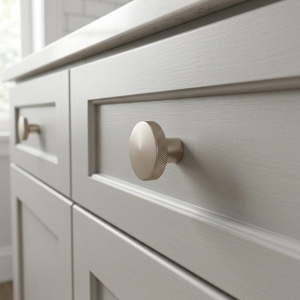Hanover Knurled Circular Cupboard Knob