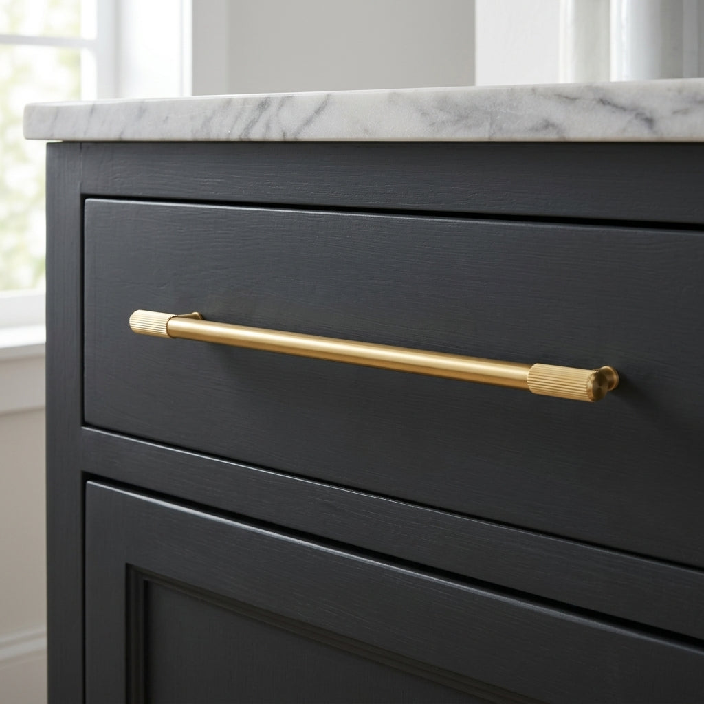 Washington Reeded End Cabinet Pull