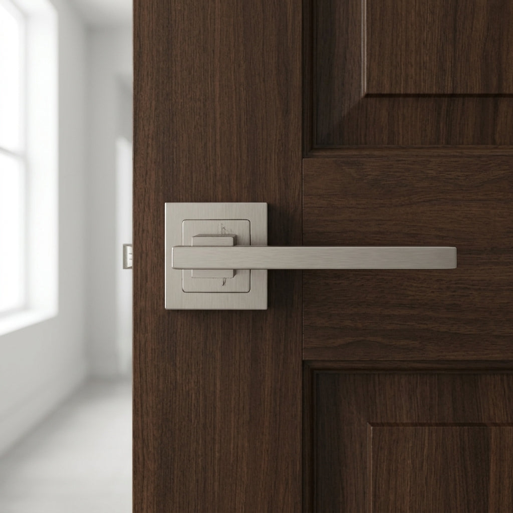Tange Designer Lever on Sprung Square Rose