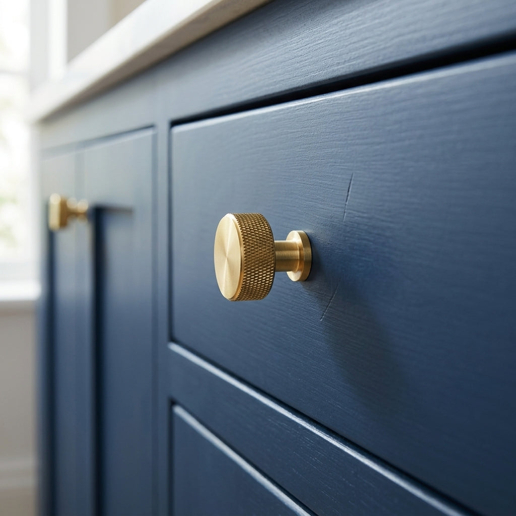Lucia Knurled Cupboard Knob
