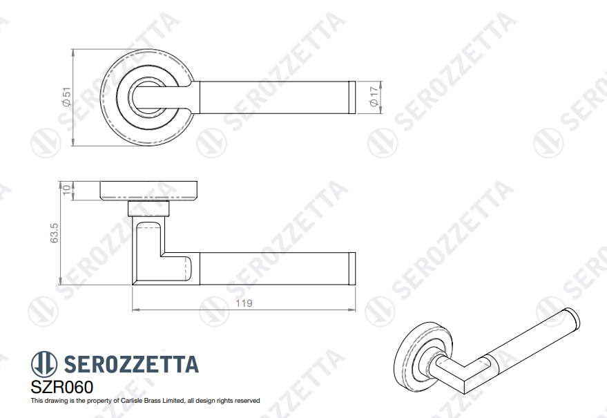 Sessanta Lever on Rose