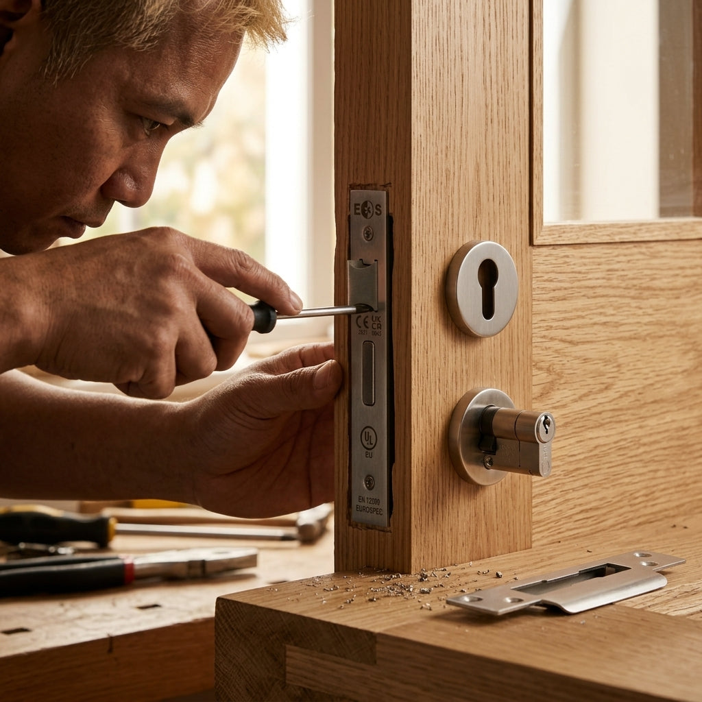 Easi T Euro Profile BS Double Cylinder Sashlock