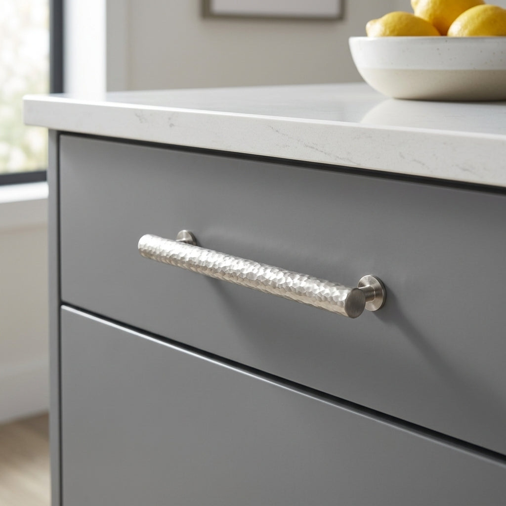 Leila Hammered T-bar Cupboard Pull Handle