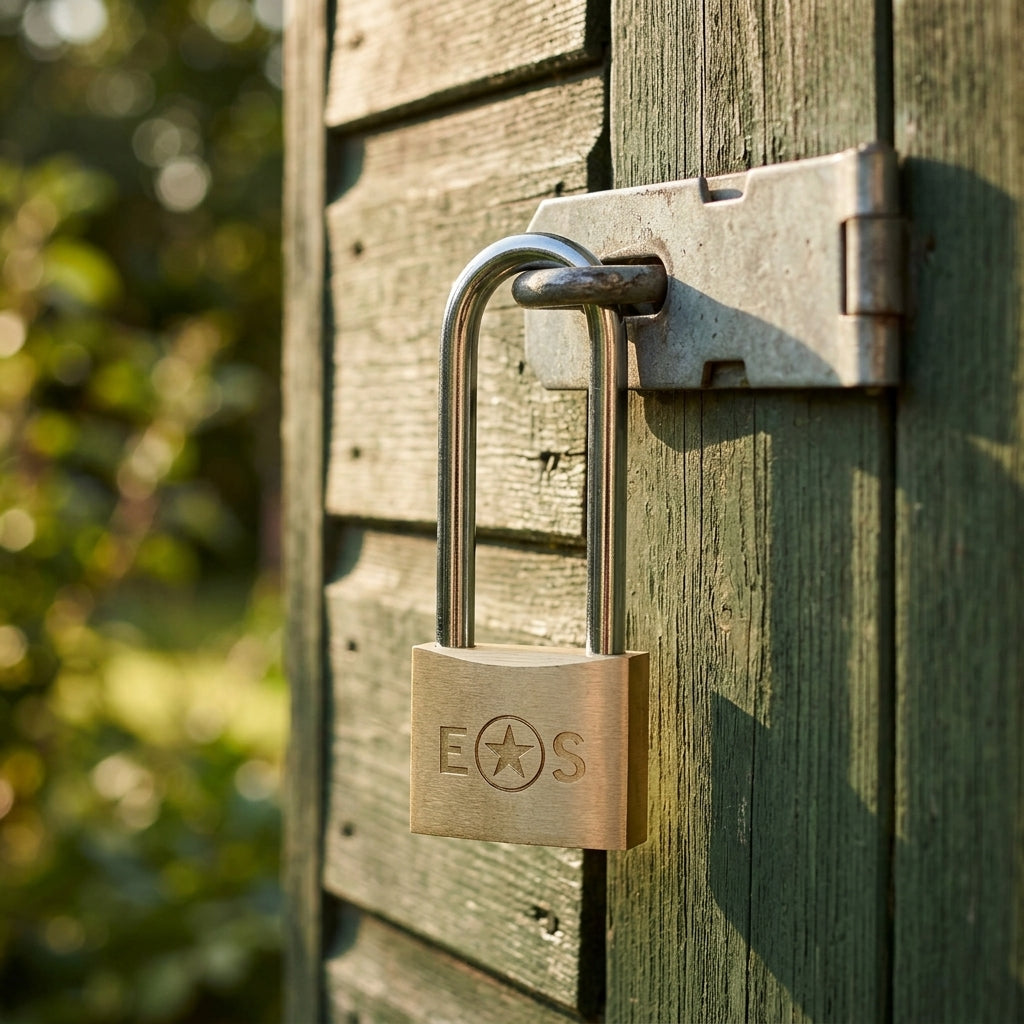Long Shackle Brass Padlock