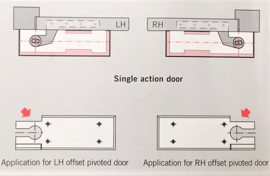 BTS80 Single Action Floor Spring Accessory Pack For Timber