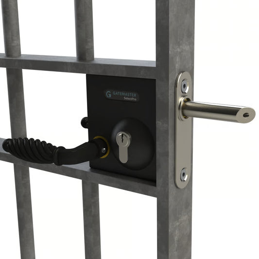 Bolt on Gate Lever Operated Deadlocking Latch - Suits 40mm - 60mm Box Sections