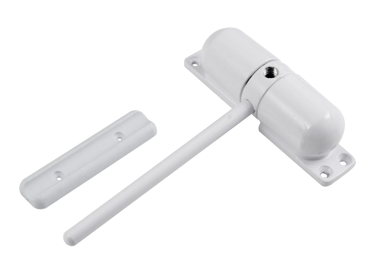 Surface mounted door closer