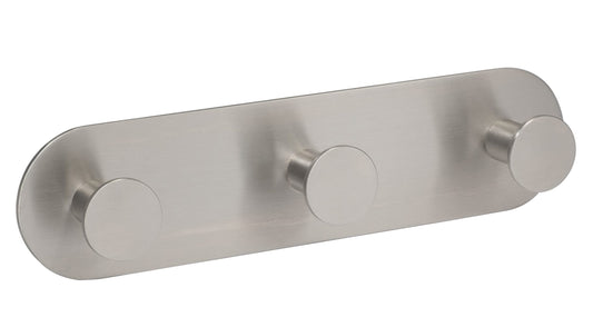 Stainless Steel Treble Circular Self-Adhesive Coat Hook