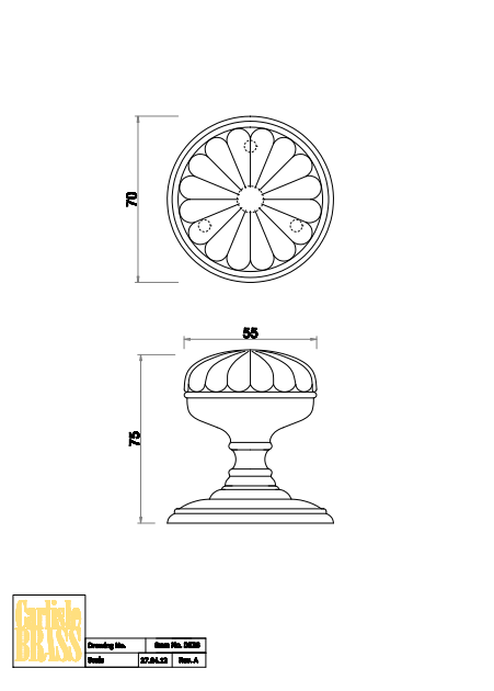 Delamain Flower Knob
