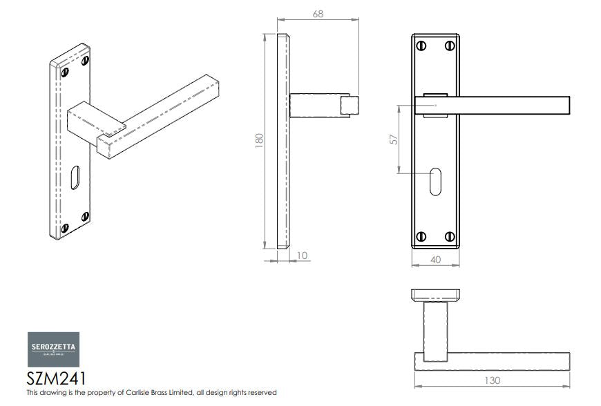 Stratus Lever on Backplate
