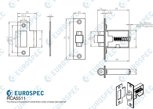 Heavy Duty Adjustable Roller Catch