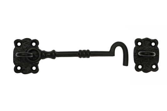 black pattern antique cabin hook