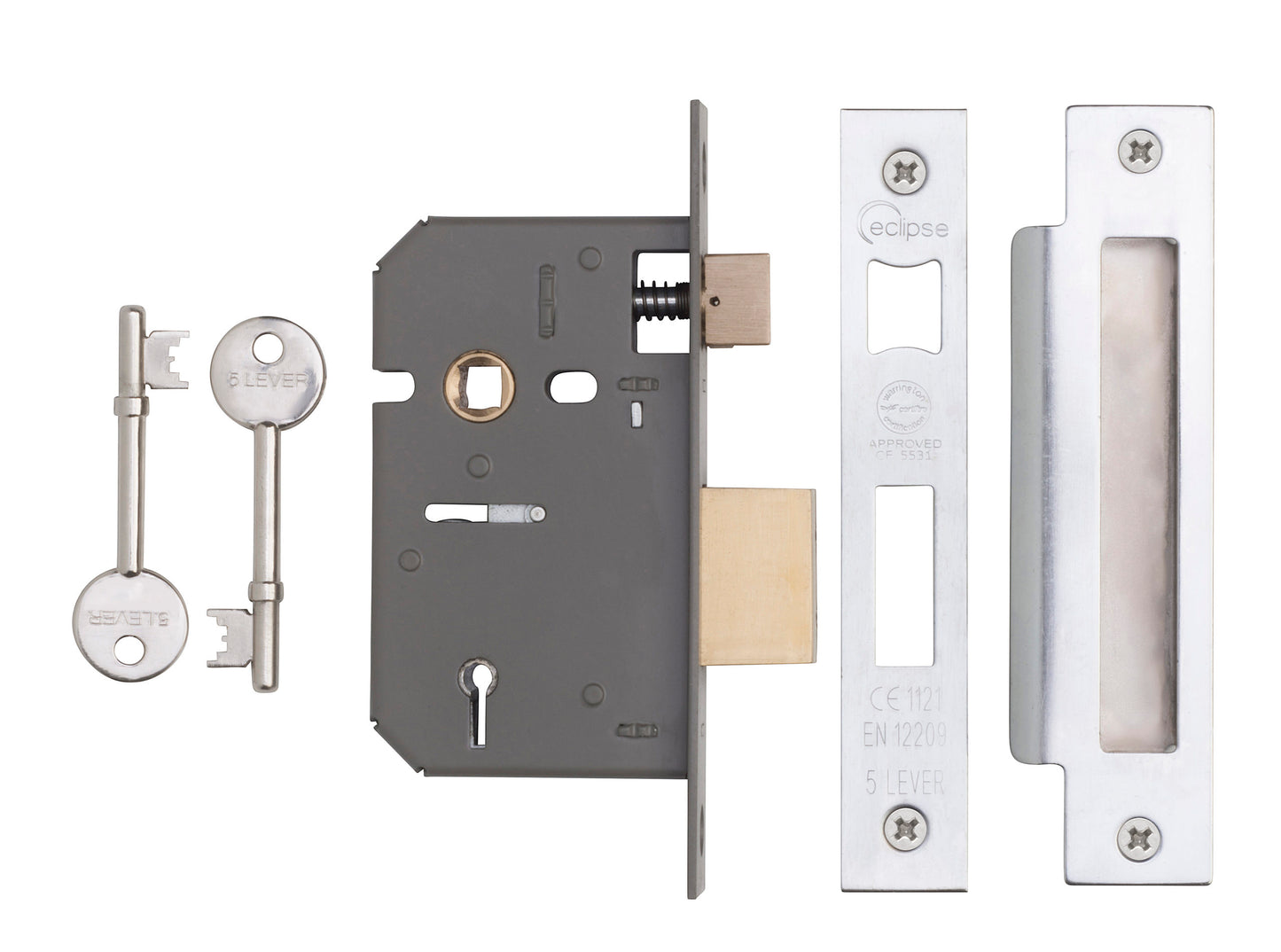 Eclipse CE, UKCA 5 Lever Mortice Sashlock