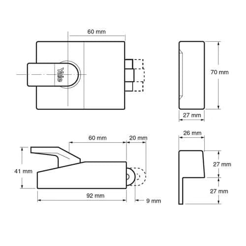 Rollerbolt Nightlatch