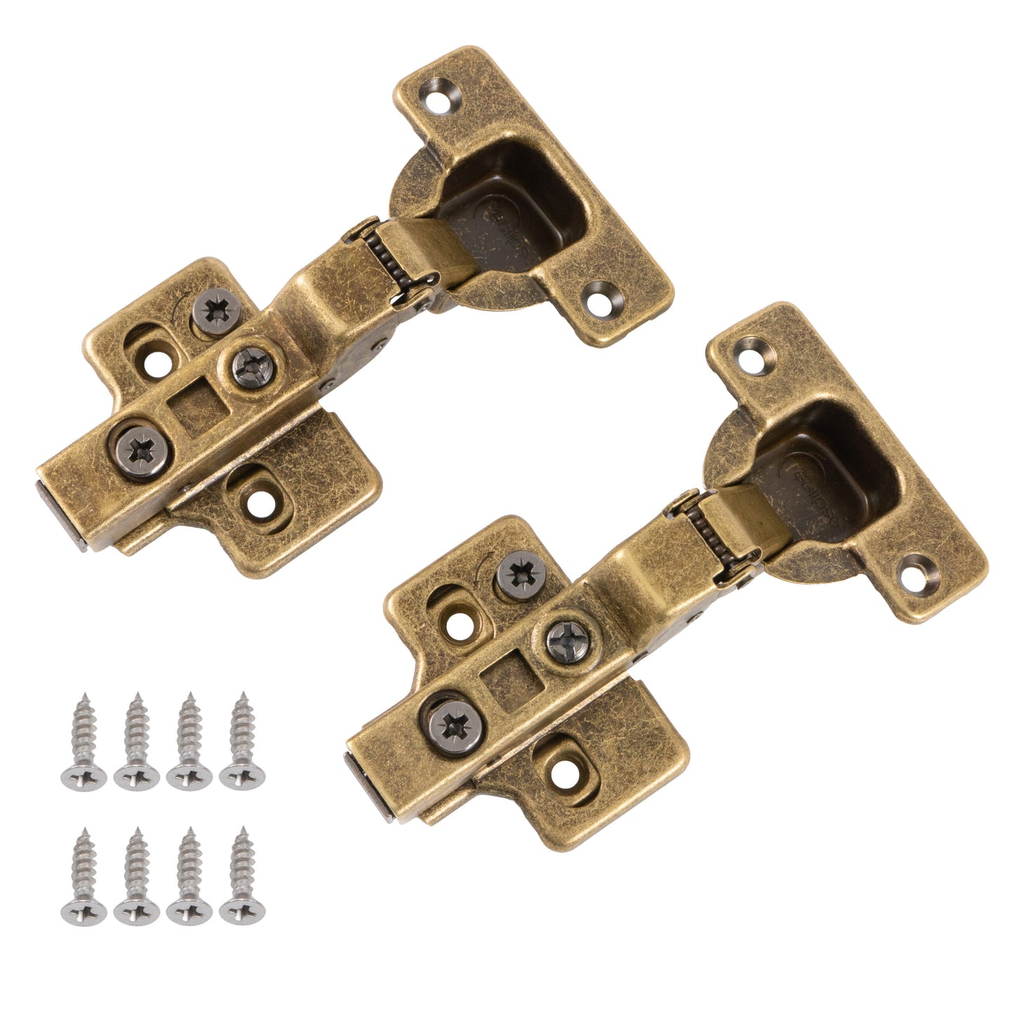 Aged Brass 3D Adjustable (Half Overlay)