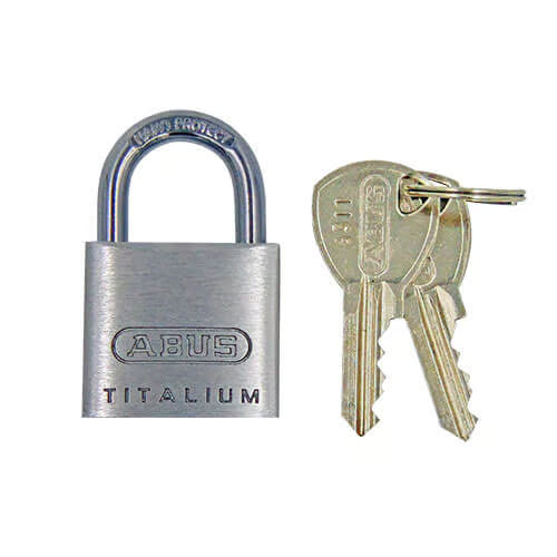 64TI Titalium 30mm Open Shackle Padlock