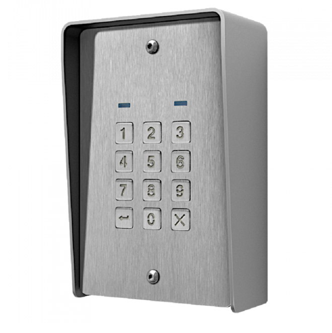8901/S Keypad Surface Mounted 3 Code 3 Way Illuminated With Rainshield