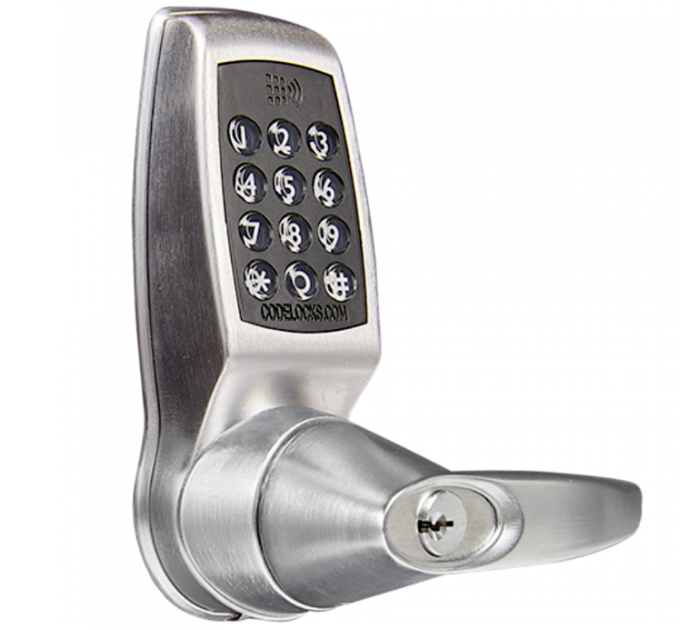CL4520CC Connect Share Smart Digital Lock With Netcode & Mortice Sashlock Brushed Steel