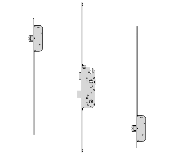 Secury Auto A2 1770 Multipoint Lock - 2 Deadlocks