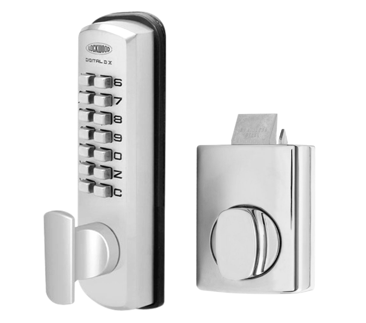 DGT002 Series Digital Lock With Rim Latch & Holdback