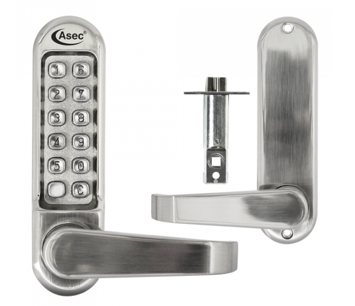 AS4300 Series Lever Operated Digital Lock With Clutched Handle & 60mm Latch