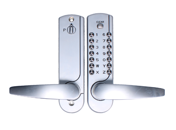 7300 Lever Handle Digital Lock With Easy Code & 8mm Spindle