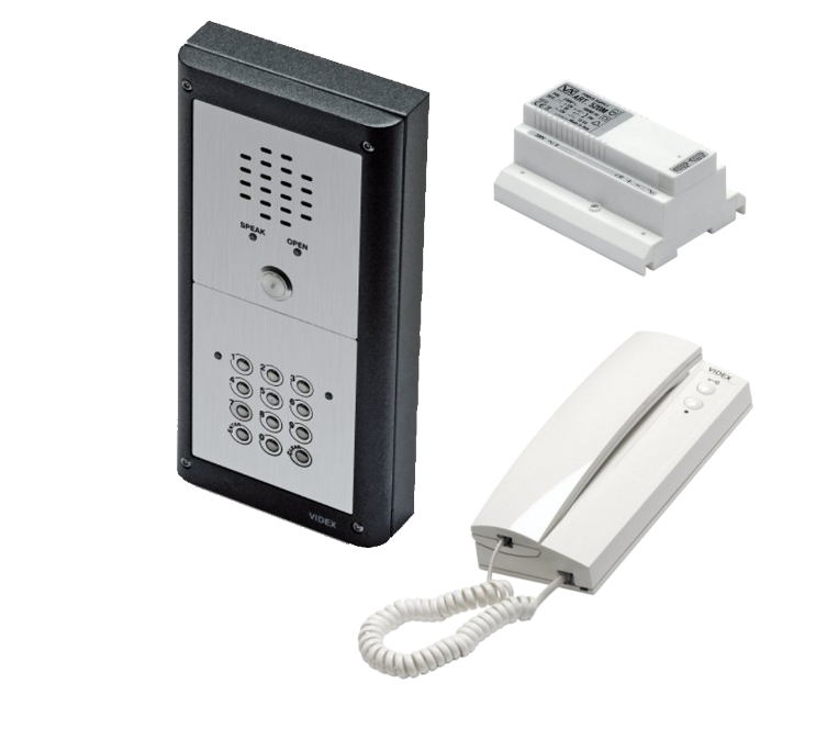 VR4K1S/CL Vandal Resistant 1 Way Surface Mounted Audio Kit with Keypad