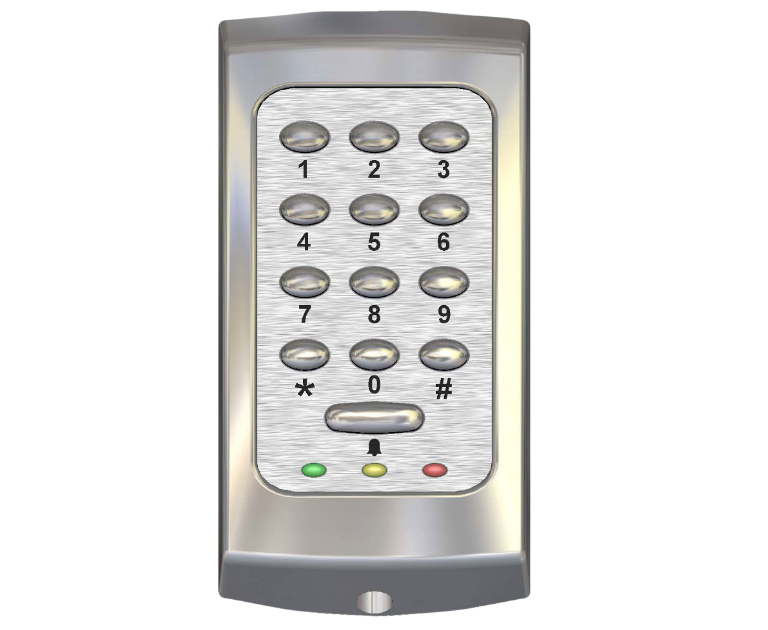 Compact Stainless Steel Keypad