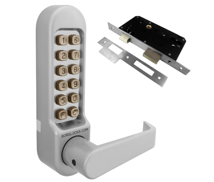 LOCKS BL5403 Digital Lock With Inside Handle And Euro-Profile Lockcase