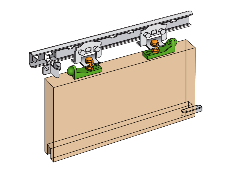 Marathon Senior Single Track Sliding Door Gear