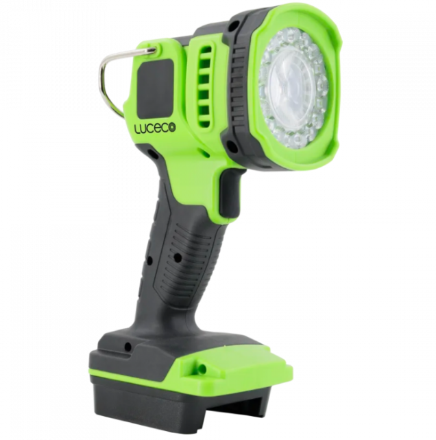 18W 2000 Lumen 18V-20V Battery Powered LED Tilt Spotlight With Adaptors