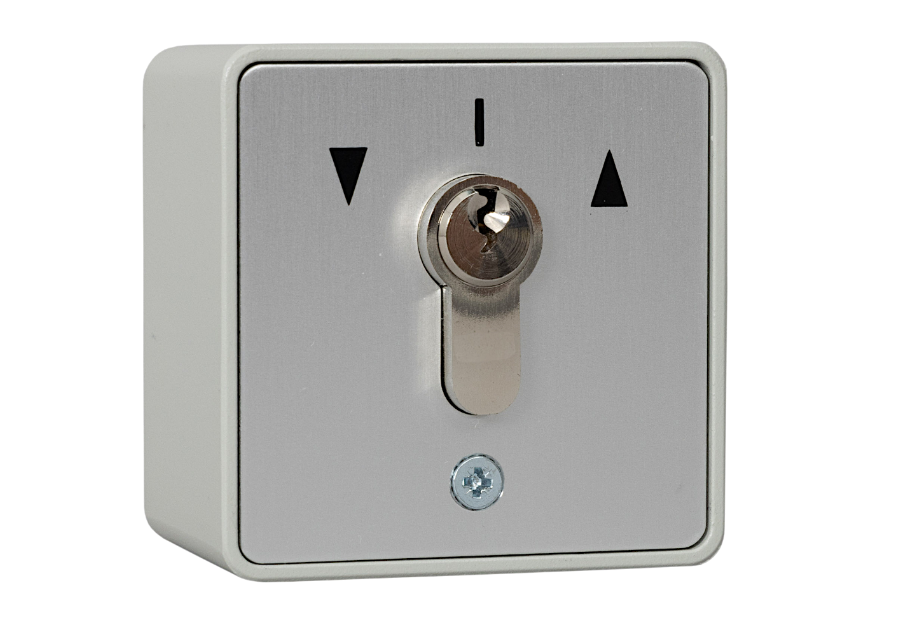 Roller Shutter Momentary Keyswitch Surface Mount