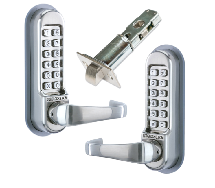 CL0540 Back To Back Stainless Steel Digital Gate Lock With Adjustable Latch