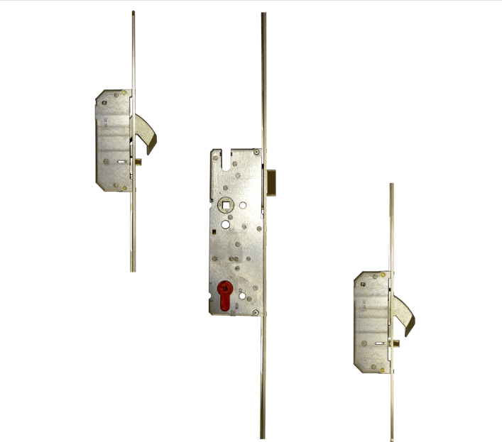 AV2-F 2060 M2 Lever Operated Latch Only 20mm Square Faceplate - 2 Hook