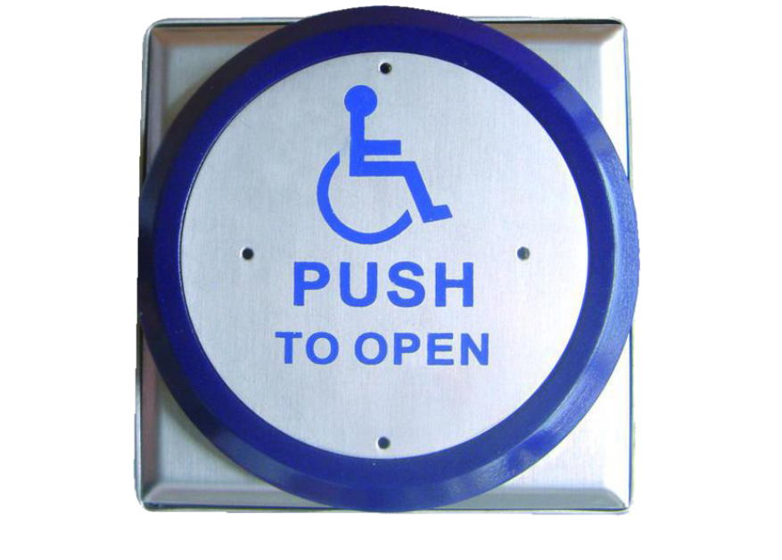 All Active Large Surface Push Plate DDA Exit Button