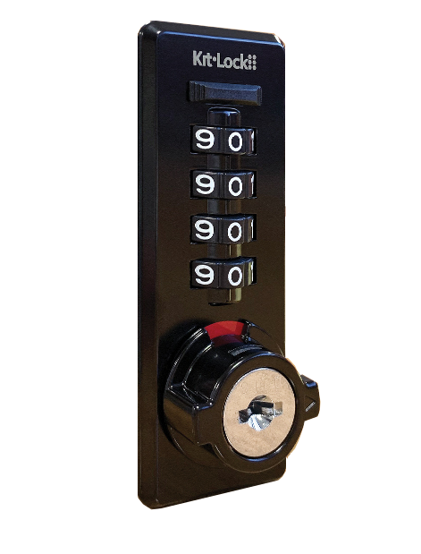 KitLock KL20 Vertical Mechanical Combination Lock With Auto Scramble