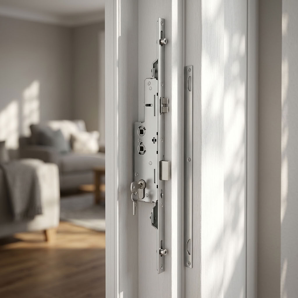 Latch Deadbolt 4 Rollers Double Spindle Multipoint Door Lock