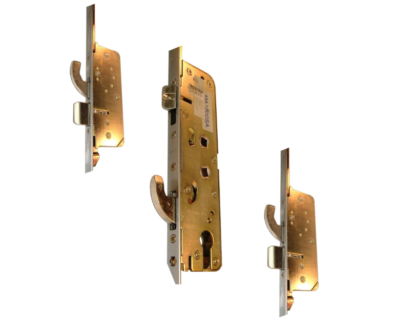 Mantis 2 Lever Operated Latch & Hookbolt 95/65 Twin Spindle - 2 Hook, 2 Bolt & 2 Roller