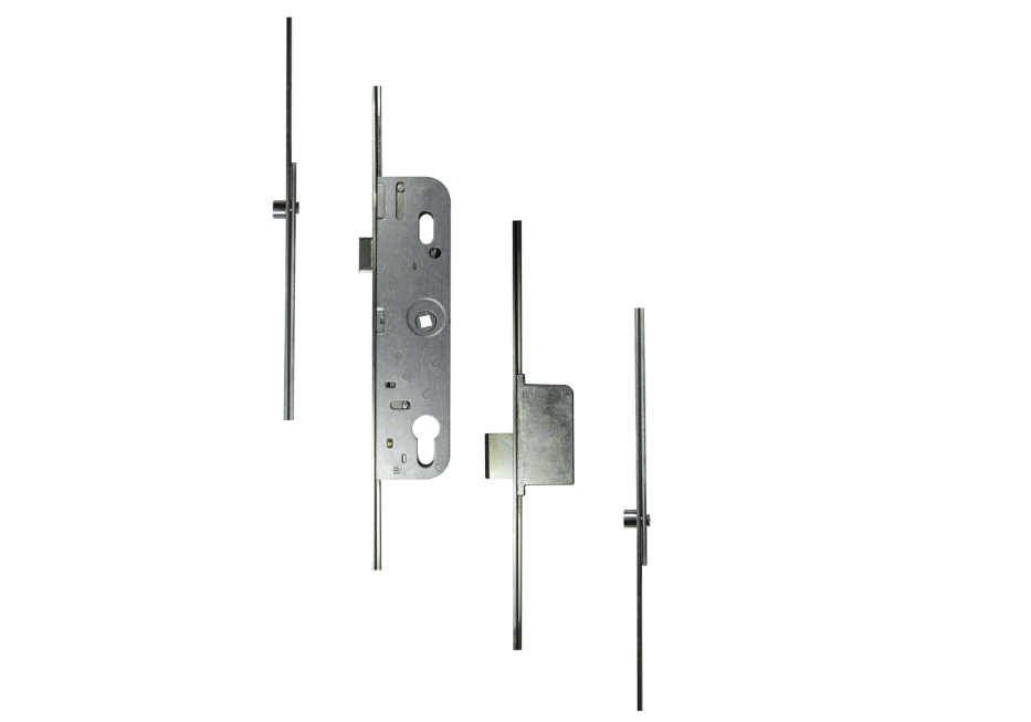 Munster Joinery Lever Operated Latch Only - 1 Lower Deadbolt & 2 Roller