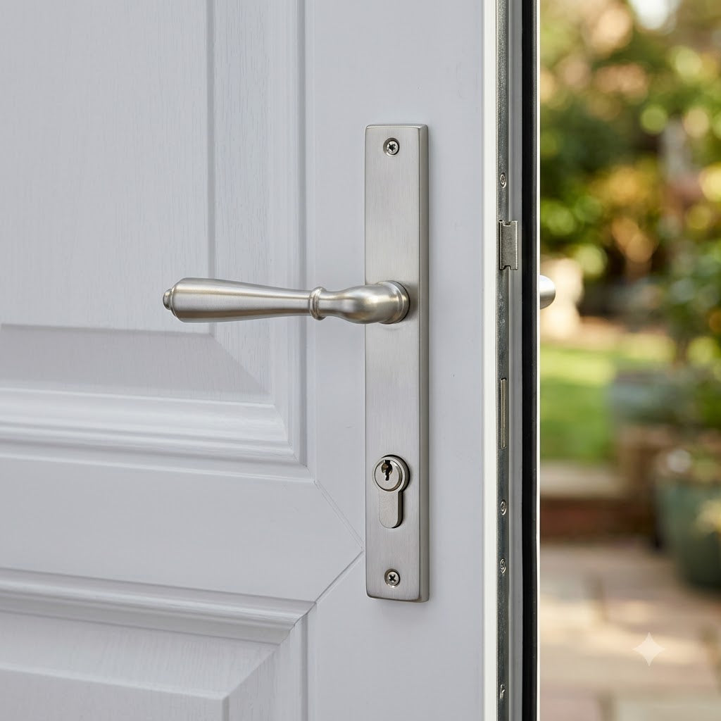 Lever Multipoint Door Handles - 92mm PZ Sprung 212mm Screw Centres (LEAD TIME: 2-3 DAYS)