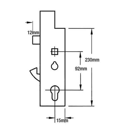 XL Genuine Multipoint Gearbox - Lift Lever or Split Spindle