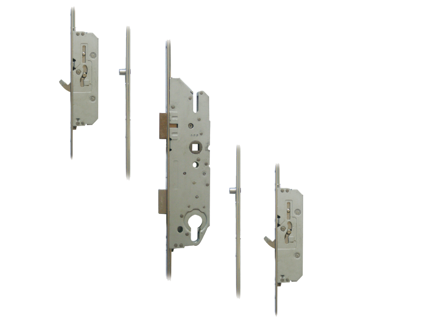 855 Type 3 Key Wind Latch & Deadbolt - 2 Hook & 2 Roller