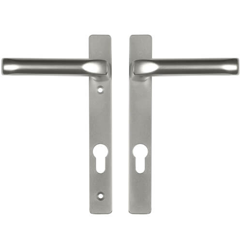 London Lever Lever UPVC Multipoint Door Handles - 92mm PZ Unsprung 122mm Screw Centres
