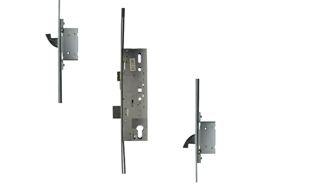 Crimebeater 220 Pro Lever Operated Latch & Deadbolt Split Spindle 20mm Radius - 2 Hook