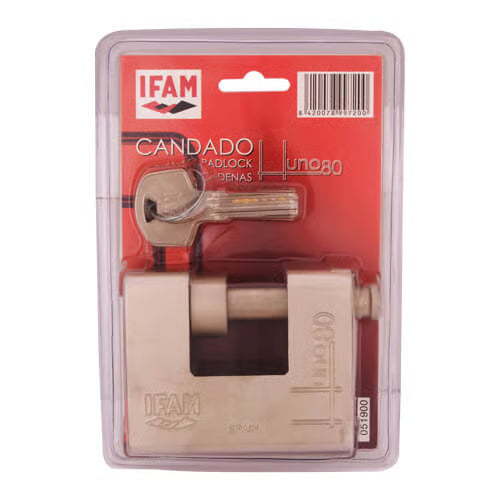 Huno 80mm CEN5 Armoured Shutter Padlock