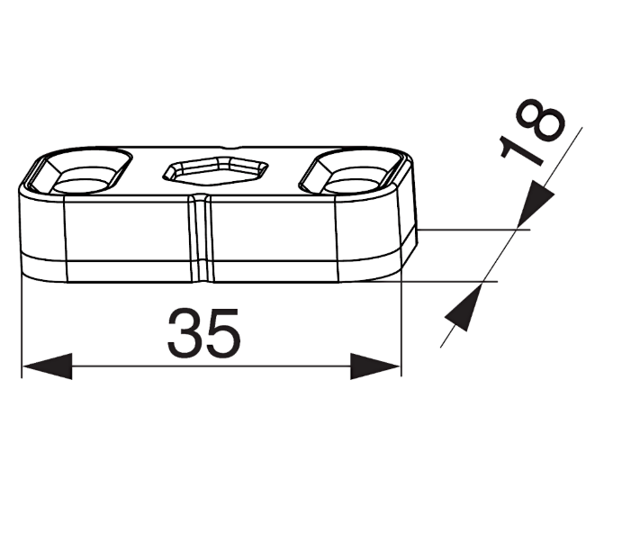 M-TS Centre Keep Magnet Sensor For UPVC