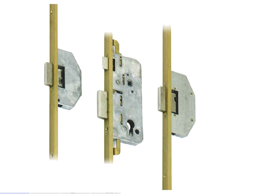 Lever Operated Latch & Deadbolt - 2 Deadbolt