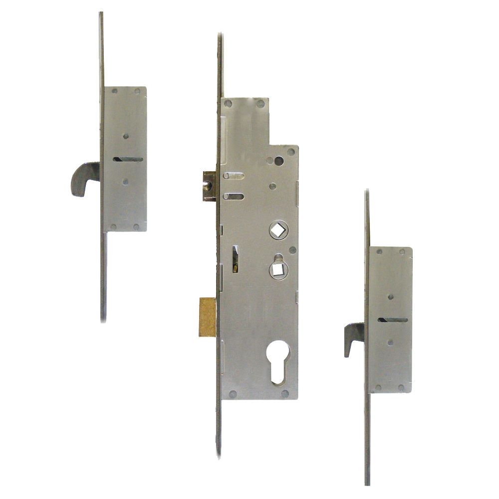 Crimebeater 20mm Lever Operated Latch & Deadbolt Twin Spindle - 2 Hook