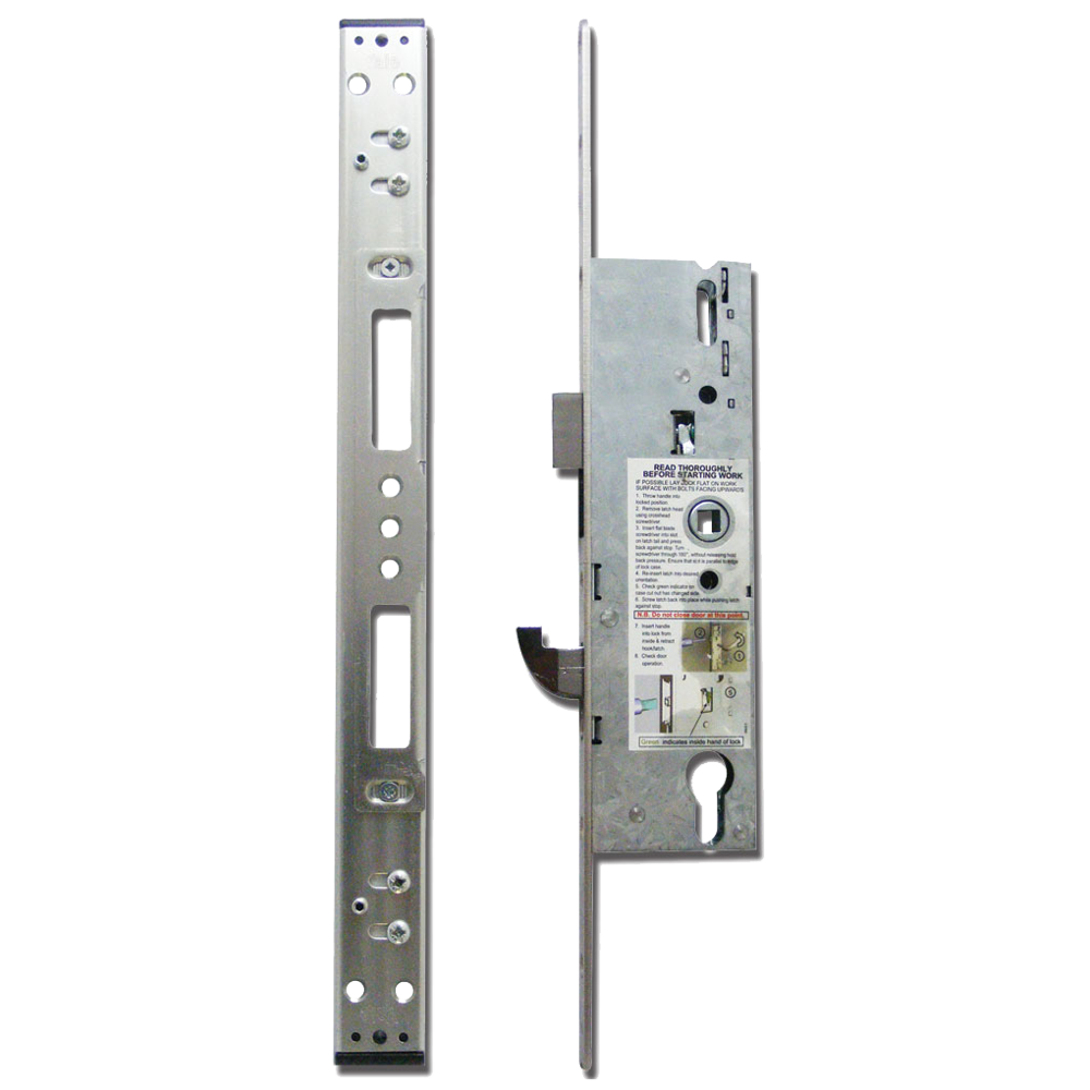 Lever Operated Latch & Hookbolt 16mm Split Spindle Overnight Lock